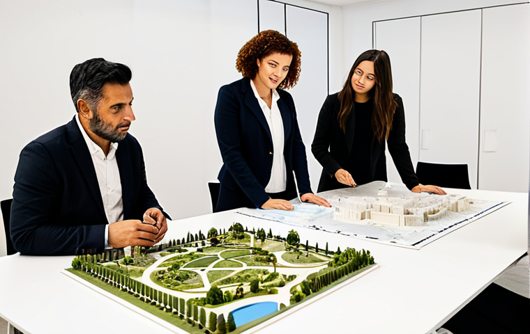Modern Cultural Event Planning in Lisbon**

"A brightly lit, modern office in Lisbon, Portugal. A team of diverse professionals collaborates around a large table, reviewing plans for an upcoming cultural festival. Architectural models and design mockups are visible. Professional attire, fully clothed, safe for work, appropriate content, perfect anatomy, natural proportions, professional photography, high quality."

**