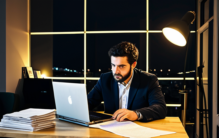 Busy Cultural Producer**

"A dedicated cultural producer, in their late 20s, stylishly dressed in comfortable but professional attire, working late at night in a vibrant Lisbon office. The desk is covered with scripts, budgets, and a half-empty *bica* (espresso). The laptop screen glows, showcasing a funding proposal. Emphasis on the creative chaos and the passion for the project.  Realistic photography style, warm lighting.  Safe for work, appropriate content, fully clothed, professional."

**