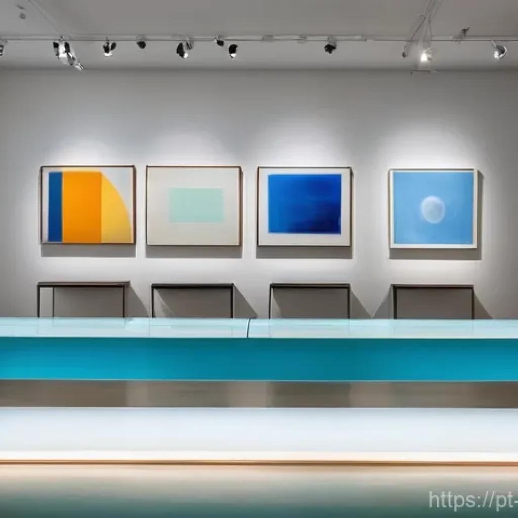 미술문화기획사의 전시 이벤트 운영 경험담 - **Prompt 1: Innovative Art Curation in a Portuguese Gallery**
    A modern art gallery interior in L...