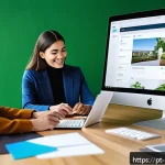 미술문화기획사의 업무 생산성 도구 - A modern creative agency office environment showing a diverse team of professionals collaborating re...